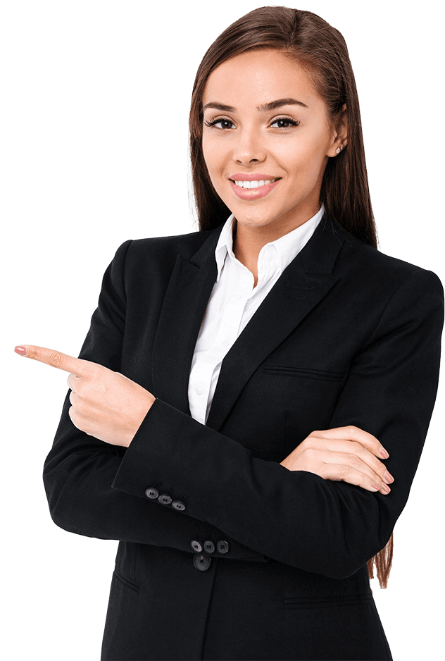 happy-business-woman-pointing-to-copyspace